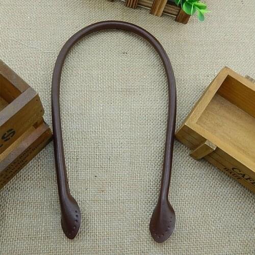 YESIKIMI 60CM Long Bag Handles 1 Pair DIY Luggage Belt Split Leather Bolsa Accessories Replacement Shoulder Bag Straps