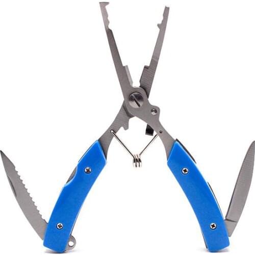 Stainless Steel Fishing Pliers with package Scissors Line Cutter Remove Hook Fishing Tackle Tool