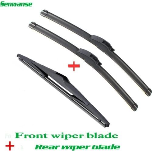 Senwanse Front and rear Wiper Blades For Hyundai IX35 2010-2016 high quality Windshield Windscreen wiper 24"+18"+12"