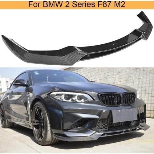 Carbon Fiber / FRP Front Lip Spoiler for BMW 2 Series F87 M2 Base Coupe 2 Door 2016 2017 Car Front Bumper Lip Spoiler Splitters