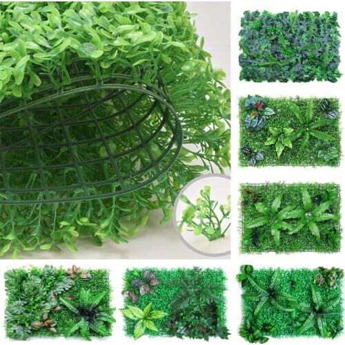 2021 Eucalyptus Grass Artificial Plants Lawn Grass For Home Decor Fake Wall Plants Wedding Party Backdrop Decoration Accessories