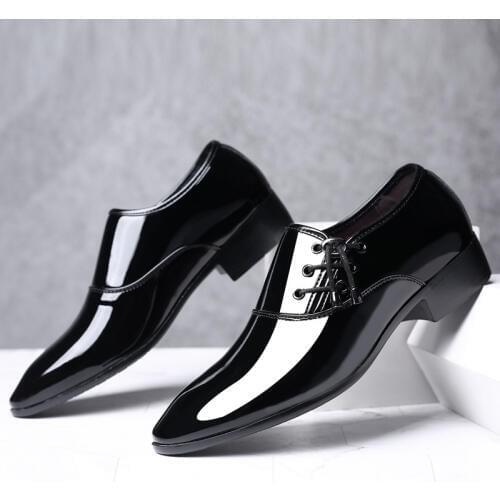 Dress shoes mens Oxford patent leather mens dress shoes dance shoes mens Oxford leather Zapatos De Hombre De Vestir Formal