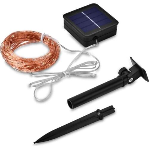 21m LED Outdoor Solar Lamp 200 LEDs String Lights Fairy Holiday Christmas Party Garland Solar Garden Waterproof Lights