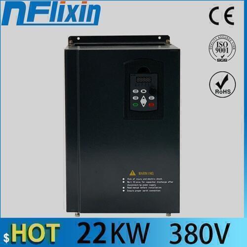VFD 380V 22KW Variable Frequency Inverter of Triple (3) Phase for Motor Speed Control
