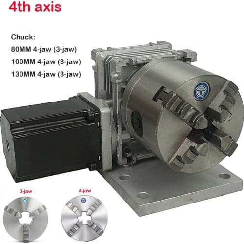 Rotary axis A axis 4th axis tailstock for CNC router dividing head three-dimensional sculpture take 80 fix with 4 chuck