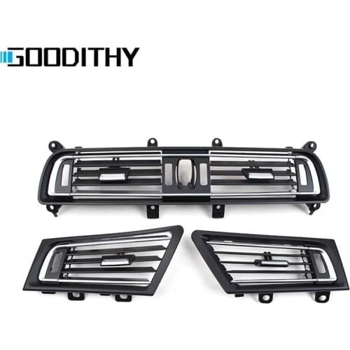 Top Quality With Chrome Console Air Conditioner Vent Grille Cover For BMW 7 Series F01 F02 730 735 740