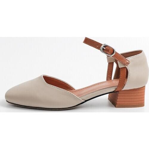 New 3.5 cm womens sexy pu vamp high heels womens shoes posterior cross pump shoes