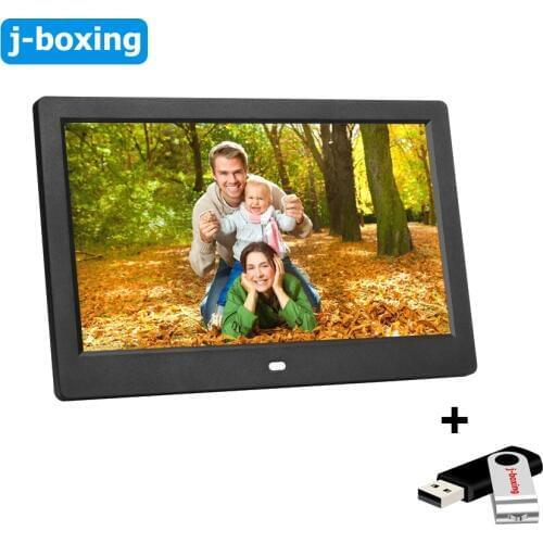 10 inch LCD Digital Photo Frame Electronic Movie Music Video Player Remote Picture MP3 MP4 Clock with 32gb flash pen drive black