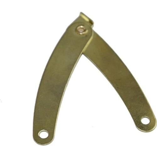 Antique Yellow Lid Support Hinges Box Display Furniture Accessories Cabinet Door Hinges,Kitchen Cupboard Lid Stays,45*6mm,20Pcs