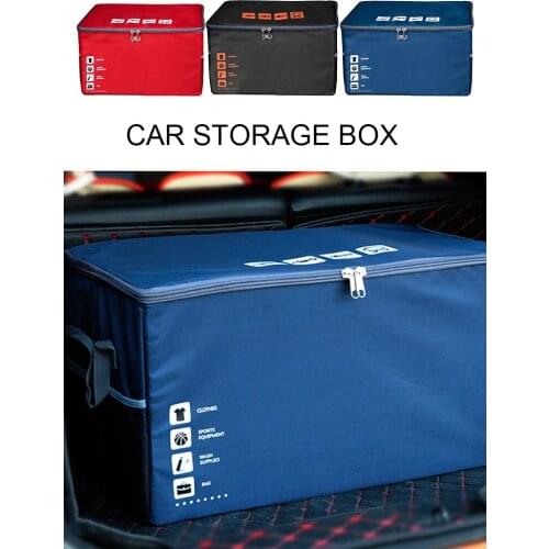 Car PP Board Stowing Tidying Waterproof Car Trunk Organizer Foldable Storage Bag Cargo Storage Car Interior Stowing Accessories