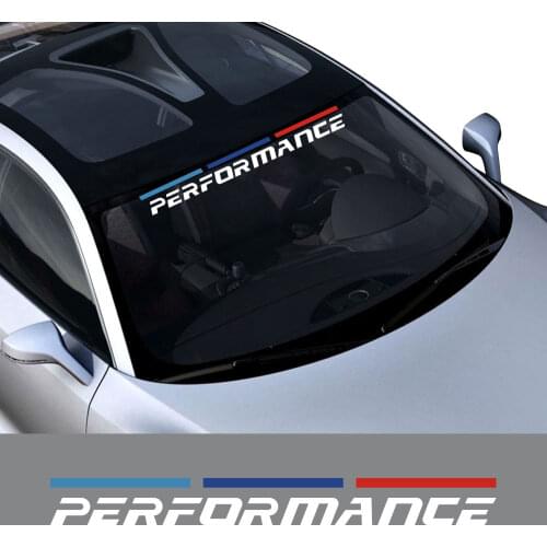 Car Front Rear Windshield Sun Shade Sticker For BMW E46 E90 E60 F30 E39 E36 E87 E92 E91 E10 F20 X5 Performance Auto Accessories