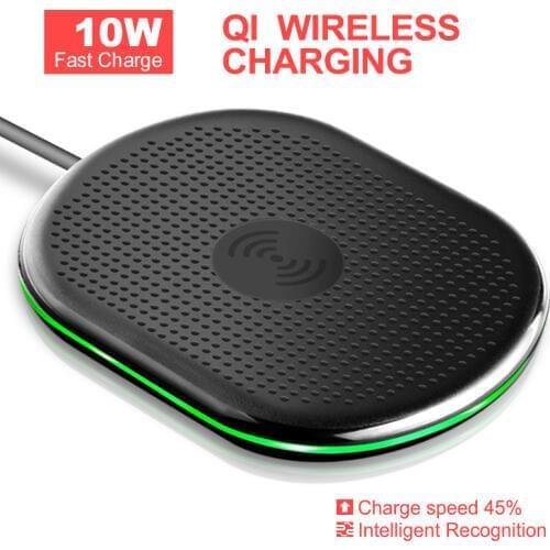Qi Wireless Charger For iPhone X/XS Max 8 Plus USB Charging Pad Portable Charging For Samsung S8 S9 Phone Wirless Charger
