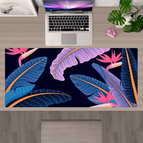 Banana Leaf Large 90X30 Mousepad Kawaii Gaming Accessories Mouse Mat XL Mouse Pad Gamer Tapis De Souris Mausepad Tappetino Mouse
