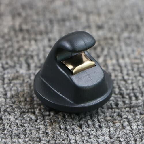 Black Sun Visor Clip Hook Holder For VW Golf 7 MK7 2013+ Passat B8 Polo T-Cross Tiguan Touran 2016+ 5G0857561B