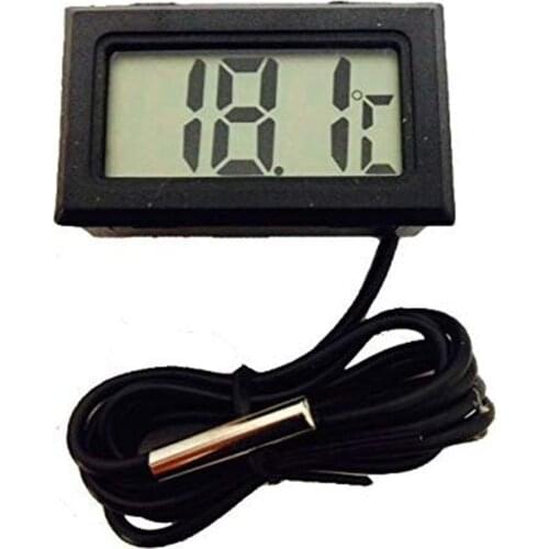 Digital Thermometer Hygrometer Mini LCD Humidity Meter Freezer Fridge Thermometer for -50~70 Coolers Aquarium Chillers