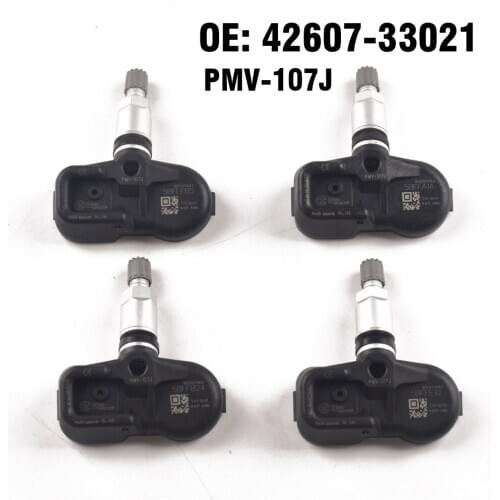 4 PCS Car Tire Pressure Monitor Sensor TPMS 315MHz PMV-107J for Toyota Prius Rav4 Yaris Corolla