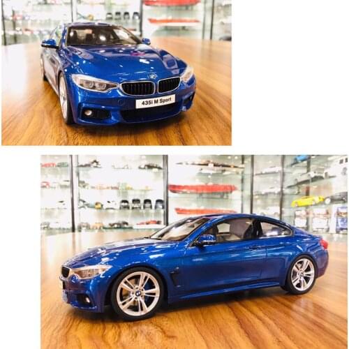 GT 1:18 BMW M435I Blue 435 resin car model adult collectible toy limited edition