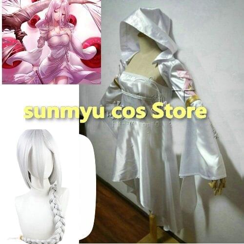 Kumo desu ga,Nani ka Shiraori White Shiro So I'm a Spider,So What Cosplay Costume Custom Size Halloween