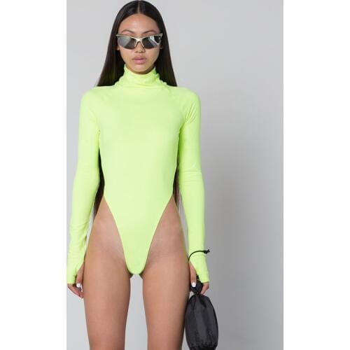 Женские боди с длинным рукавом La MaxZa China At AliExpress