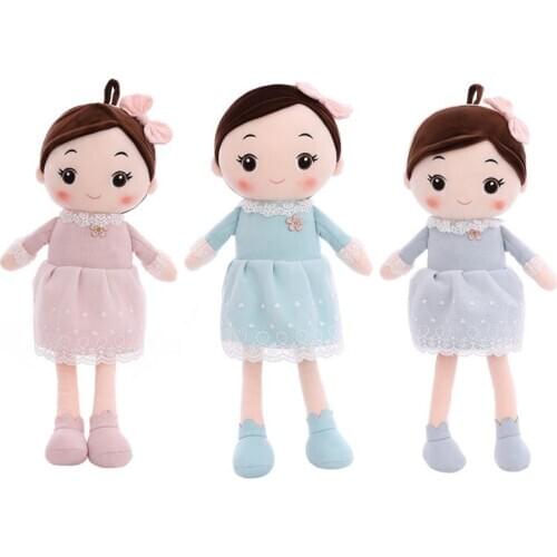 Lovely Cute Cartoon Princess Doll Plush Toy Stuffed Soft Appease Toys Christmas Gift For Kids