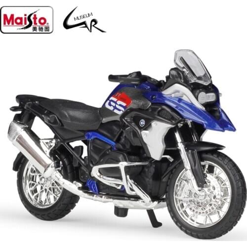 Maisto 1:18 2017 BMW R1200GS Model Car Simulation Alloy Motorcycle Metal Toy Car Childrens Toy Gift Collection