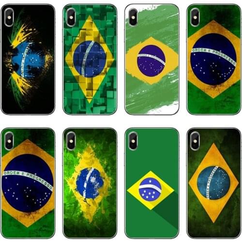 Brazil Brazilian Flag Soft Phone Case For Samsung Galaxy A71 A70 A60 A51 A50 A41 A40 A31 A30 A20E A21S A12 A10 A7 A5 A3
