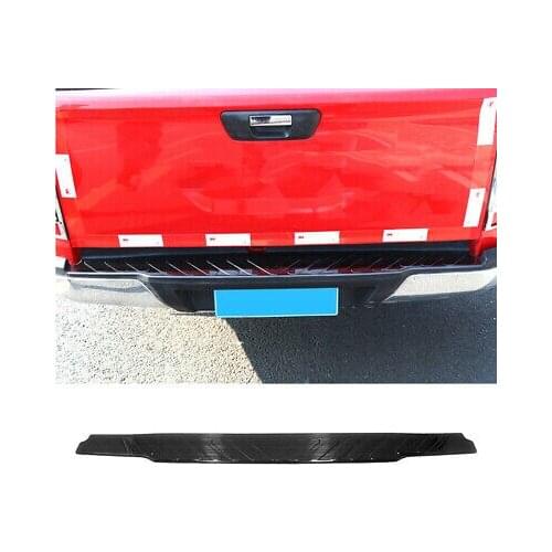 Steel Black Outer Rear Bumper Protector Sill Trim For Nissan Navara NP300 15-19