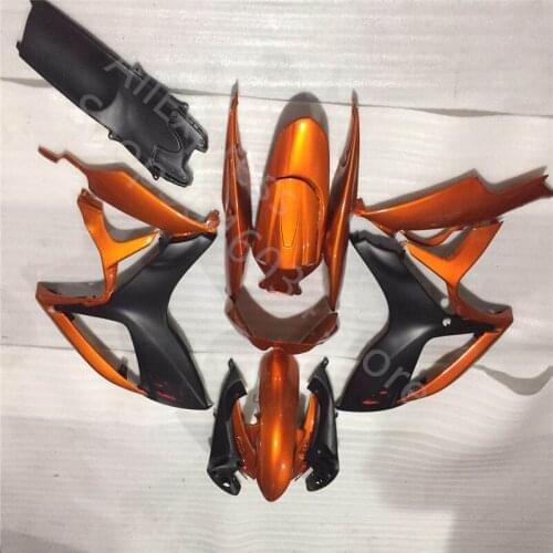 ABS Fairings for GSXR600 06 07 GSXR750 SUZUKI GSX-R600 GSX-R750 2006 2007 orange black GSXR 600 750 06-07 K6 K7 fairing kits