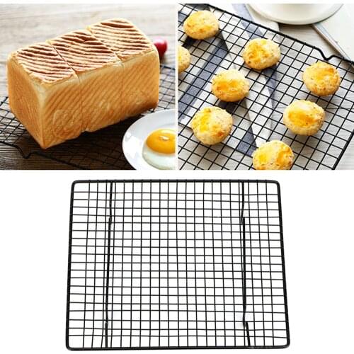 Cake Cooling Grid Rack Cookies Biscuits Drying Stand Holder Baking Tray Tools Stainless Steel Bread Muffins Cooler Stand