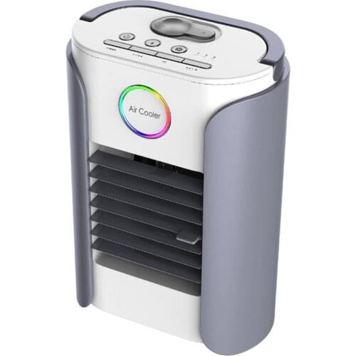 Portable USB Cooling Fan 3 Speed Air Conditioning Humidifier Home Office Handheld Cooler Fan