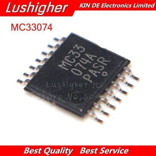 5PCS MC33074DR2G SOP14 MC33074DR SOP MC33074 MC33074DG SOP-14