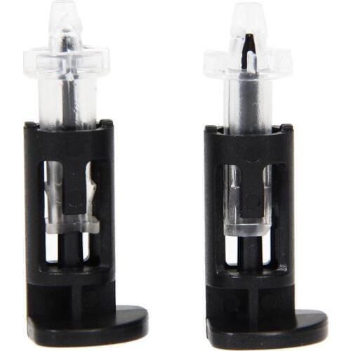 16Pcs/Lot Mount Pin Rotate Lock Screws (16 white+16 black) Plastic Screw For PC CPU for Intel 775 1155 1156 Fan Screw Fixer