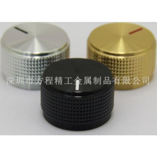 2pcs aluminum knob potentiometer knob 30*18*6mm grid potentiometer cap Volume knob Instrument switch knob