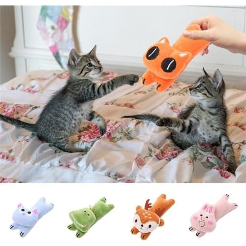 5 Stytles Funny Interactive Plush Cat Toy Soft Cartoon Plush Puppet Series Animal Modeling Pet Kitten Claws For Cats Accessories