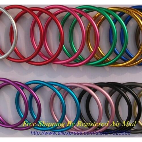Free Shipping 1 pair 3" Safe and Tested Aluminum Rings DIY Your Baby Ring Sling Carrier