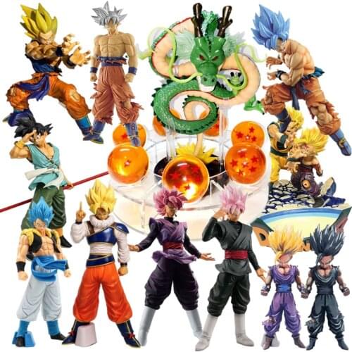Anime Dragon Ball Z Son Figure Son Gohan Manga Model Super Saiyan Action Figma PVC Toys DBZ Goku Xmas Gift Doll