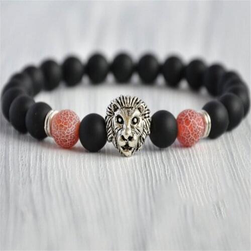 6mm Black Matte Onyx Beads Handmade Mala Bracelet Prayer Retro Religious Wristband Japa Buddhism