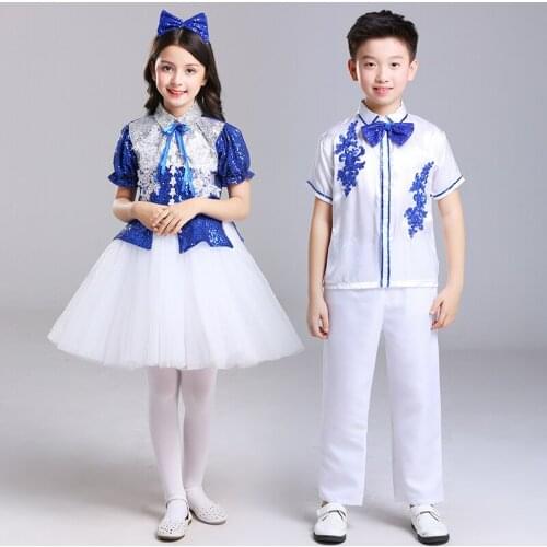 Childrens Costume Boys And Girls Dance Clothes Children Performance dress