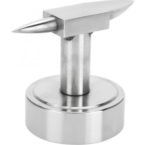 Double Steel Horn Anvil with Wide Base Metalsmith Blacksmith Jewelry Processing Forming Shaping Equipment