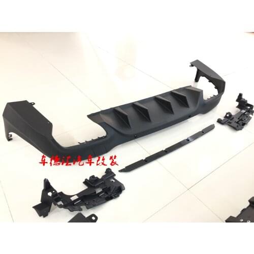 Suit For Mercedes New Benz Glc C253 Two Door Retrofit Upgrade Glc63 Coupe Rear Lip Assembly Amg Tailpipe