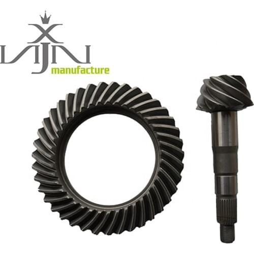 New Complete Best Quality Crown wheel and pinion 11x43 For Toyota Hilux Hiace Spiral Bevel Gear Rear Axle 20CrMnTiH3 1999-2006