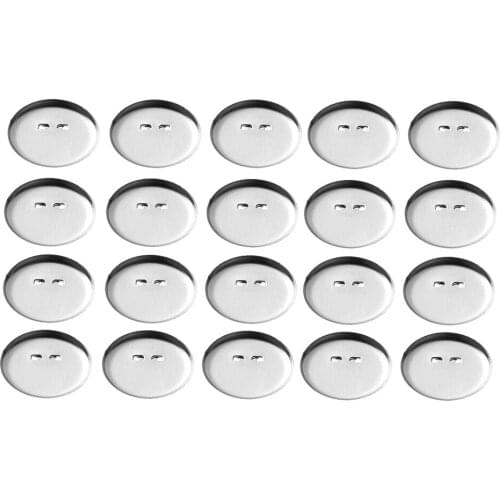 50pcs Round Iron Brooch Back Bar Pins Findings Cabochon Bezel Tray Base 13mm