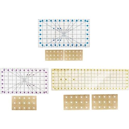 Quilting Ruler, Transparent Patchwork Sewing Cutting Craft Ruler DIY Tools for Quilting and Sewing