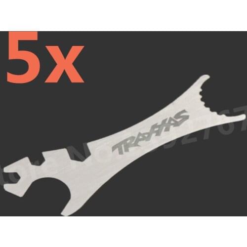 5pieces Tool Multi function Wrench Hex 5mm 5.5mm 8mm 16mm Shock Absorber Tie Rod Turnbuckle Tuner For 1/10 TRAXXAS E-REVO Summit