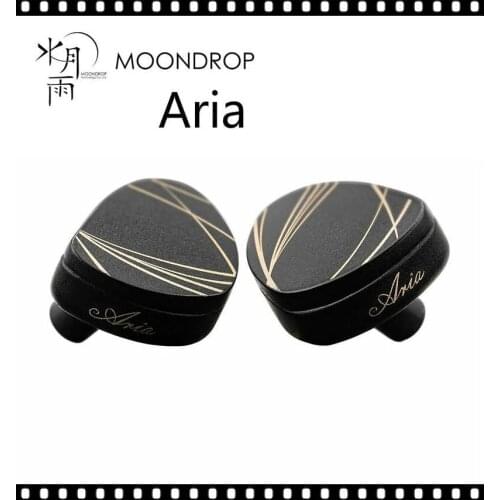 MoonDrop Aria Earphones High Performance LCP Diaphragm Dynamic IEMs Hifi Music Monitor Audiophile Musician 0.78mm 2 Pin Earbuds