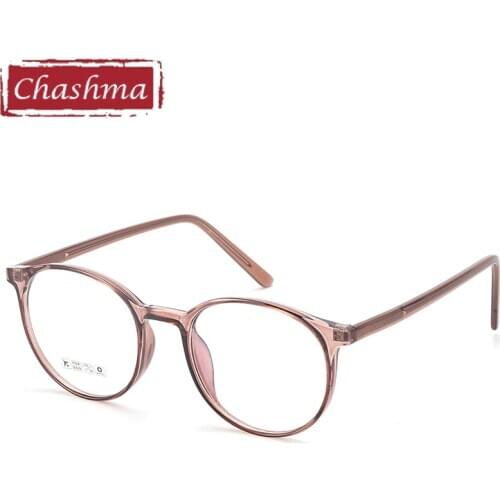 Retro Transparent Frame Women Prescription Glasses Eye Glass for Men Optical Glass TR90 Round Spectacles