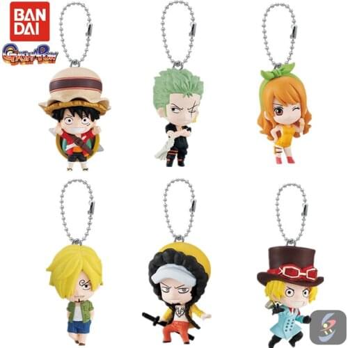 Spot Bandai Genuine One Piece Theater Edition 20th Anniversary Pendant Gacha Luffy Zoro Trafalgar Law