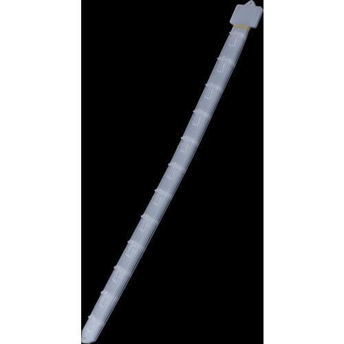 Plastic PP Retail Products Hanging Commodity Display Merchandise Clips Strips 12 Hooks/pc Supermarket Promotion