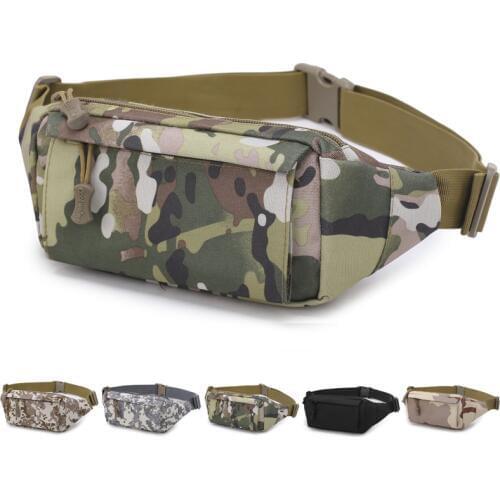 Outdoor Military Waist Fanny Pack Bum Belt Bag Pouch Tactical Hip Purse Running Pocket Mobile Phone Bag Men Hiking Waist Bag
