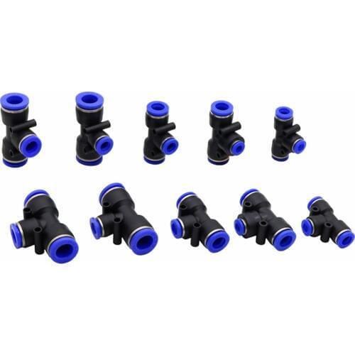 6Pcs Garden Water Reducing Slip Lock Quick Tee Mist Cooling Nozzle Connection Accessories Agriculture Irrigation Quick Coupling
